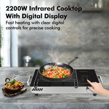 Load image into Gallery viewer, Havells 2200 Watt Infrared Induction Cooktop TC22-6KV