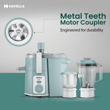 Load image into Gallery viewer, Havells Hexo Punch 900W Juicer Mixer Grinder with 2 Jars