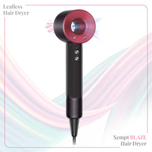 Load image into Gallery viewer, XEMPT 1400W BLAZE SUPERSONIC HAIR DRYER, BRUSHLESS| 5 MAGNETIC ATTACHMENTS| MICRO PROCESSOR Hair Dryer