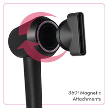 Load image into Gallery viewer, XEMPT 1400W BLAZE SUPERSONIC HAIR DRYER, BRUSHLESS| 5 MAGNETIC ATTACHMENTS| MICRO PROCESSOR Hair Dryer