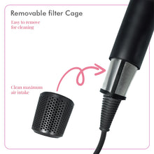 Load image into Gallery viewer, XEMPT 1400W BLAZE SUPERSONIC HAIR DRYER, BRUSHLESS| 5 MAGNETIC ATTACHMENTS| MICRO PROCESSOR Hair Dryer