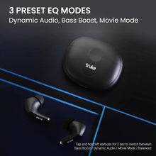 Load image into Gallery viewer, truke New Launch OS11 ResonanceX Open Ear Wireless Earbuds, 24-bit Spatial Audio, 70Hrs Playtime with Fast Charging, 16mm Titanium Drivers, 40ms Low Latency, Quad Mic ENC Calls, Made in India