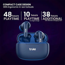Load image into Gallery viewer, truke Air Buds Lite True Wireless Earbuds - 48 Hrs Playtime, Gaming Mode, Enc, Bluetooth 5.1