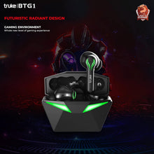 Load image into Gallery viewer, truke Buds BTG 1 True Wireless Earbuds with Environmental Noise Cancellation(ENC) & Quad MEMS Mic for Clear Calls | Up to 48hrs of Playtime | 60ms Low Latency | Bluetooth 5.1 | IPX4