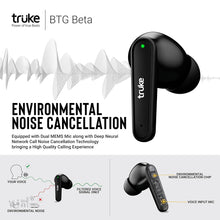 Load image into Gallery viewer, truke Btg Beta True Wireless Earbuds - 13Mm Drivers, 38H Playtime, Gaming Mode