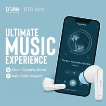 Load image into Gallery viewer, truke Btg Beta True Wireless Earbuds - 13Mm Drivers, 38H Playtime, Gaming Mode