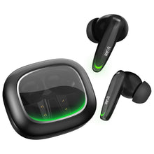 Load image into Gallery viewer, truke BTG Crystal True Wireless in Ear Buds with Dual Pairing, Spatial Audio Earbuds, 40ms Low Latency, 68H Playtime Fast Charge, HiFi DSP Sound, 4Mics ENC 13mm Driver, Bluetooth 5.4-Black