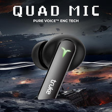 Load image into Gallery viewer, truke New Launch BTG Flex True Wireless in Ear Earbuds, Dual Pairing Ear Buds, 40ms Low Latency Gaming Mode, 60H Playtime Fast Charging, HiFi DSP Sound, Quad-Mic ENC, 13mm Driver,Bluetooth 5.4
