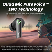 Load image into Gallery viewer, truke BTG Ultra True Wireless in Ear Earbuds, 40ms Ultra Low Latency Battle Mode™ Gaming Ear Buds, 60H Playtime, Quad Mics Crystal-Clear Calls, Fast Charging, BT 5.4, Noise Cancellation