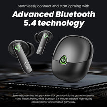 Load image into Gallery viewer, truke BTG Ultra True Wireless in Ear Earbuds, 40ms Ultra Low Latency Battle Mode™ Gaming Ear Buds, 60H Playtime, Quad Mics Crystal-Clear Calls, Fast Charging, BT 5.4, Noise Cancellation