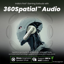 Load image into Gallery viewer, truke BTG Ultra True Wireless in Ear Earbuds, 40ms Ultra Low Latency Battle Mode™ Gaming Ear Buds, 60H Playtime, Quad Mics Crystal-Clear Calls, Fast Charging, BT 5.4, Noise Cancellation