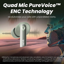 Load image into Gallery viewer, truke BTG Ultra True Wireless in Ear Earbuds, 40ms Ultra Low Latency Battle Mode™ Gaming Ear Buds, 60H Playtime, Quad Mics Crystal-Clear Calls, Fast Charging, BT 5.4, Noise Cancellation