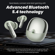 Load image into Gallery viewer, truke BTG Ultra True Wireless in Ear Earbuds, 40ms Ultra Low Latency Battle Mode™ Gaming Ear Buds, 60H Playtime, Quad Mics Crystal-Clear Calls, Fast Charging, BT 5.4, Noise Cancellation