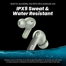 Load image into Gallery viewer, truke BTG Ultra True Wireless in Ear Earbuds, 40ms Ultra Low Latency Battle Mode™ Gaming Ear Buds, 60H Playtime, Quad Mics Crystal-Clear Calls, Fast Charging, BT 5.4, Noise Cancellation