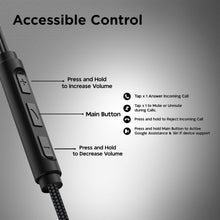 Load image into Gallery viewer, truke Bass H1 Premium in-Ear Type-C Wired Earphones w/ 13mm Titanium Drivers, Rich Deep Bass, Smart in-Line Controls for Music & Calls, Built-in HD Mic, Lightweight Design & Tangle-Free Cable