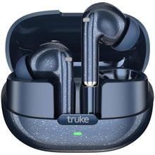 Load image into Gallery viewer, truke Buds Aura True Wireless in Ear Earbuds with 70Hrs of Playtime and Fast Charging Ear Buds, 13mm Titanium Drivers, Quad-MIC ENC TWS, 40ms Low Latency Gaming Buds, BT 5.4