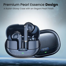 Load image into Gallery viewer, truke Buds Aura True Wireless in Ear Earbuds with 70Hrs of Playtime and Fast Charging Ear Buds, 13mm Titanium Drivers, Quad-MIC ENC TWS, 40ms Low Latency Gaming Buds, BT 5.4