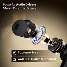 Load image into Gallery viewer, truke Buds Elite True Wireless in Ear Earbuds with 10mm Dynamic Driver, 70Hrs Battery & Fast Charging EarBuds, Dual-MIC ENC TWS, 40ms Low Latency Gaming Buds, Volume Control, BT 5.4