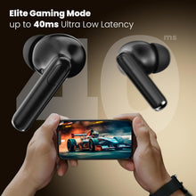 Load image into Gallery viewer, truke Buds Elite True Wireless in Ear Earbuds with 10mm Dynamic Driver, 70Hrs Battery & Fast Charging EarBuds, Dual-MIC ENC TWS, 40ms Low Latency Gaming Buds, Volume Control, BT 5.4