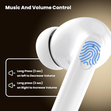 Load image into Gallery viewer, truke Buds Elite True Wireless in Ear Earbuds with 10mm Dynamic Driver, 70Hrs Battery & Fast Charging EarBuds, Dual-MIC ENC TWS, 40ms Low Latency Gaming Buds, Volume Control, BT 5.4