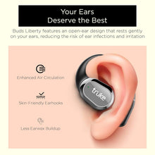 Load image into Gallery viewer, truke Buds Liberty Open Ear Wireless Earbuds with 360Spatial™ Audio Experience, 16mm Beryllium Speaker, 60H Playtime, Quad Mic for Crystal-Clear Calls, Fast Charging, BT5.4
