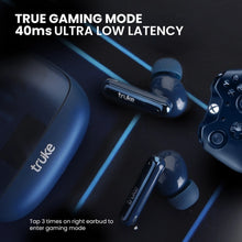 Load image into Gallery viewer, truke Buds Vibe True Wireless in Ear Earbuds with 35dB Real ANC + Quad Mic ENC, 13mm Big Speaker, 4 EQ Modes, 48H Playtime, Fast Charge, 40ms Low Latency, AAC Codec, BT 5.3, IPX5