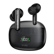 Load image into Gallery viewer, truke Buds Vibe True Wireless in Ear Earbuds with 35dB Real ANC + Quad Mic ENC, 13mm Big Speaker, 4 EQ Modes, 48H Playtime, Fast Charge, 40ms Low Latency, AAC Codec, BT 5.3, IPX5