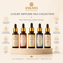 Load image into Gallery viewer, Ankaha Essential Oil Diffuser set 50ml | 10ml x 5 fragrances | Aromotherapy, Relax & Therapeutic|