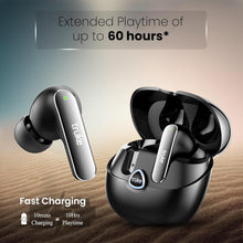 Load image into Gallery viewer, truke Buds F1 Ultra True Wireless in Ear Earbuds Spatial Audio Experience, 60H Playtime Ear Buds, Quad Mics Crystal-Clear Calls, Fast Charging, Bluetooth 5.3, Noise Cancellation, Gaming Mode