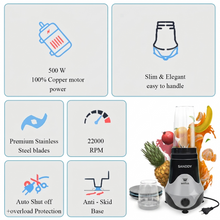 Load image into Gallery viewer, Wellus Nutri Bullet Blender 500W A025