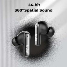 Load image into Gallery viewer, truke New Launch Mega 8 True Wireless in-Ear Earbuds with 24-Bit Spatial Audio, 70H Battery & Fast Charge Buds, Dual Pairing, 40ms Low Latency, 4-Mic ENC, Leather Finish Case, Made in India