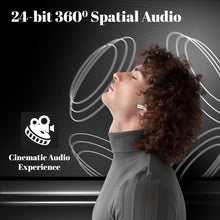 Load image into Gallery viewer, truke Mega 9 New Launch True Wireless in Ear Earbuds W/ 24-Bit Lossless Spatial Audio, 70H Battery Fast Charge Ear Buds, Leather Finish, 13mm Speakers TWS, 40ms Ultra Low Latency, 4Mics ENC