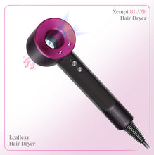 Load image into Gallery viewer, XEMPT 1400W BLAZE SUPERSONIC HAIR DRYER, BRUSHLESS| 5 MAGNETIC ATTACHMENTS| MICRO PROCESSOR Hair Dryer