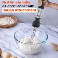Load image into Gallery viewer, INALSA Hand Blender Mixer|1700W Copper Motor|Chopper,Dough Maker,Whisker & Jar Attachment|Low Noise|20 Speed Control & Turbo Function|BPA Free|Anti-Splash|2 Yr Warranty,Robot Inox 1700 Mix N Blend