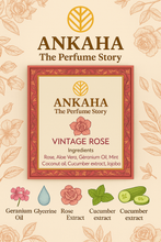 Load image into Gallery viewer, Ankaha Luxury Soap | VINTAGE ROSE | Rose, Geranium, Mint, Coconut Oil, Glycerin|Ayurvedic Handmade Organic Bath Soap|Scented Soap For Smooth & Soft Skin| 125g x 2 (V)