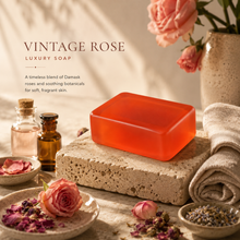 Load image into Gallery viewer, ANKAHA Signature Gulab Set | Vintage Rose Soap, Calming Aligarh Diffuser Oil, Rose Water Face Mist