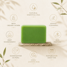 Load image into Gallery viewer, Ankaha's Luxury Soap |SAGE NOIR | Vetiver, Almond, Cocunut, Musk, Tea tree, Patchouli, Glycerin| Ayurvedic Handmade Organic Bath Soap| Scented Soap For Smooth & Soft Skin | 125 g x 2