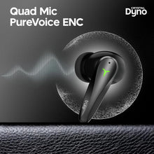 Load image into Gallery viewer, truke New Launch Crystal Dyno Leather Finish True Wireless in Ear Earbuds w/Spatial Audio, 70H Battery Fast Charge Ear Buds, 13mm Driver HiFi Sound TWS, 40ms Ultra Low Latency, 4Mics ENC