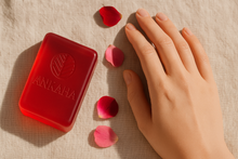 Load image into Gallery viewer, Ankaha Luxury Soap | VINTAGE ROSE | Rose, Geranium, Mint, Coconut Oil, Glycerin|Ayurvedic Handmade Organic Bath Soap|Scented Soap For Smooth & Soft Skin| 125g x 2