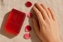 Load image into Gallery viewer, Ankaha Luxury Soap | VINTAGE ROSE | Rose, Geranium, Mint, Coconut Oil, Glycerin|Ayurvedic Handmade Organic Bath Soap|Scented Soap For Smooth & Soft Skin| 125g x 2 (V)