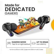 Load image into Gallery viewer, Buds Q1 True Wireless in Ear Earbuds with mic, 30H Playtime and Fast Charge, ENC, AAC Codec