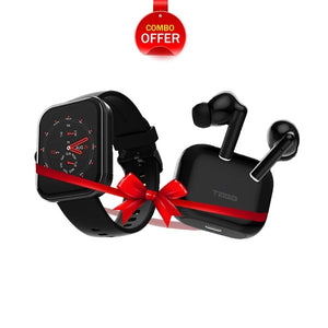 Combo - boAt Ultima Connect Max Smartwatch + Tagg Liberty buds Earbuds