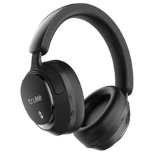 Load image into Gallery viewer, truke Newly Launch Aura Bass Over The Ear Headphone with 50H of Playtime, 40mm Titanium Drivers, Dual Pairing Headset, 40ms Ultra Low Latency, ENC, Premium Design &amp; Comfort (Black)
