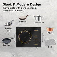 Load image into Gallery viewer, Havells 2200 Watt Infrared Induction Cooktop TC22-6KV

