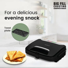 Load image into Gallery viewer, Havells Big Fill Multi Grill 900 watt Sandwich Maker (Black)
