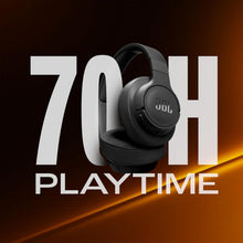 Load image into Gallery viewer, JBL Tune 770NC Wireless Over Ear ANC Headphones with Mic, Upto 70 Hrs Battery, Speed Charge : 5 min Charge Gives up to 3H of Playback, Customized EQ, Google Fast Pair, Dual Pairing, BT 5.3 (Black)
