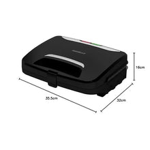 Load image into Gallery viewer, Havells Big Fill Multi Grill 900 watt Sandwich Maker (Black)
