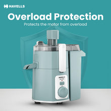Load image into Gallery viewer, Havells Hexo Punch 900W Juicer Mixer Grinder with 2 Jars
