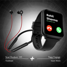 Load image into Gallery viewer, Combo - boat Rockerz 195 Neckband + Tagg Engage II Smartwatch
