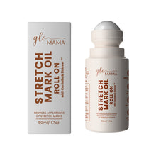 Load image into Gallery viewer, GLO Mama Stretch Mark Oil Roll On with Centella Asiatica &amp; Striover | Stretch Mark Prevention &amp; Removal
